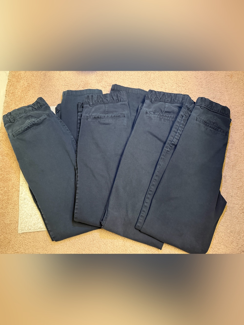 Children Place kids black Chino Pants